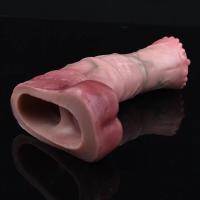 Embalaje privado SEXY FAAK Siliocne funda de caballo condones reutilizables juguetes sexuales para hombres agrandamiento consolador para adultos extensor de anillo alargado - details 6