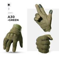 Guantes tácticos de camuflaje con pantalla táctil y dedos para Paintball, bicicleta, tiro, motocicleta, Airsoft, deportes de combate, antideslizantes para hombres - details 12