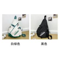 Bolsa de mensajero de color contrastante, estudiante masculino, gran capacidad, mochila deportiva de ciclismo de moda, diseño de nicho de marca de moda, bolsa de pecho, bolsa de cintura. - details 4