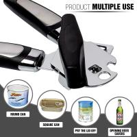Abrebotellas de Acero Inoxidable Profesional Abre Tarros Manualmente Herramienta de Cocina Multifuncional - details 3