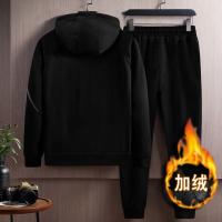 Ropa deportiva para hombre, traje informal con capucha, cárdigan para correr, conjunto de 2 piezas, Otoño e Invierno - details 2