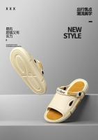 Sandalias de hombre Tendencia de verano Nuevos zapatos sin cordones transpirables para el hogar, versátiles, para la playa al aire libre - details 2