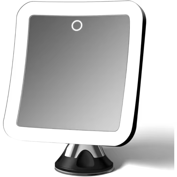 Fancii Lupa recargable de 10 aumentos con 3 configuraciones de luz LED, luz táctil regulable, inalámbrica, soporte de succión con bloqueo, iluminada - 1