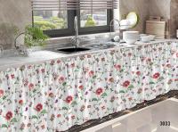 HTC Lababo-cortina corta para cocina, 150x70cm - details 10