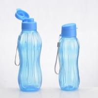 Botella de agua de plástico de 800/1100ML, hervidor de agua duradero de Color sólido a prueba de fugas, gran capacidad, taza de agua deportiva, Fitness - details 6