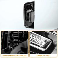 Piezas de automóvil, ventilación de aire con rejilla de ventilación lateral LED izquierda y derecha para Land rover defender 2020, rejilla de malla de ventilación lateral para puerta de coche - details 2
