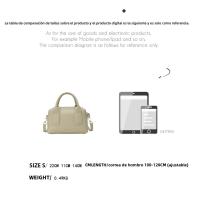Bolso de mano de alta calidad para mujer, bolso de mensajero de hombro simple, bolso de mano de cuero suave multiusos - details 0