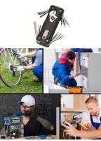 Combinación de herramientas multifuncionales para exteriores, destornillador, llave de tubo, mantenimiento ajustable, desmontaje, bicicleta, motocicleta - details 4