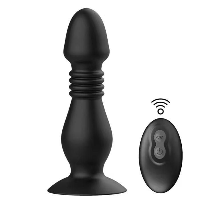 Diversión Telescópica Inalámbrica Vibrador Anal Masajeador Prostalítico para Hombres - 1