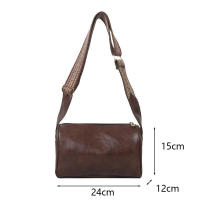 Bolso Vintage de Cuero PU para Mujer Diseño de Moda Bolso de Mano Pequeño y Bolso de Hombro Casual para Viajes - details 24
