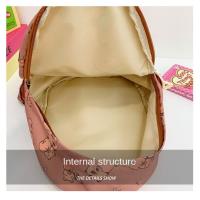 Mochila bonita de capibara de gran capacidad, mochila escolar ultraligera transpirable para estudiantes, bolsa de libros de dibujos animados de nailon - details 21