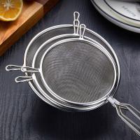 Pantalla de filtro de harina de acero inoxidable con mango, colador de malla para aperitivos, patatas fritas, leche de soja, cuchara de cocina, pantalla de doble oreja - details 4