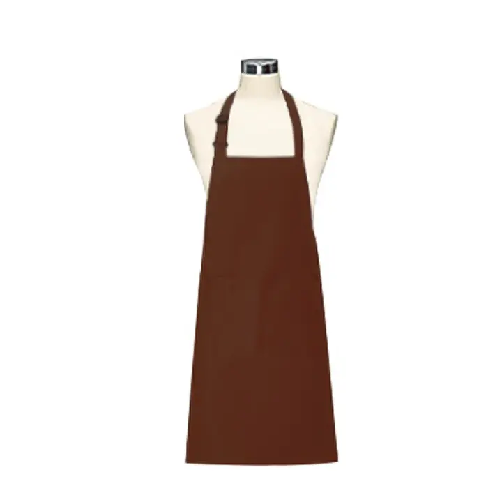 Delantal armario estable hombre y mujer, delantales de cocina impermeables con 2 bolsillos, para Chef - 1