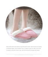 Zapatillas de casa de otoño e invierno, algodón antideslizante para parejas de interior de felpa cálidas para hombres y mujeres al por mayor - details 7