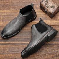 40 ~ 46 Botas Chelsea para hombre Botas retro cómodas de moda para hombre - details 15