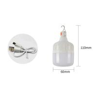 Luces de carga USB para iluminación exterior, focos portátiles recargables para acampar, luz colgante de alto brillo para carpa de pesca - details 5