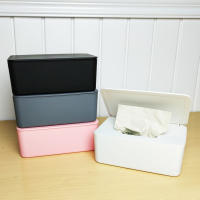 Caja de almacenamiento de toallitas húmedas de plástico, dispensador de toallas de papel, organizador de servilletas para el hogar, nuevo - details 1