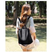 Mochila De Piel antirobo para Mujer, vintage Bolso de Hombre, mochila Viaje Alta capacidad, - details 4