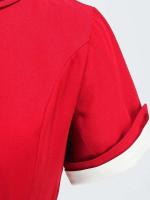 Elegante Vestido de Cadena Retro Peter Pan Vestido Largo de Moda Vintage para Mujeres - details 5