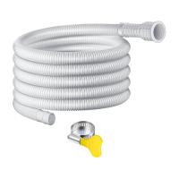 Manguera de drenaje deshumidificador, manguera de drenaje Flexible de 13 pies con adaptador de goma cortable y abrazadera de conexión, reemplazo de manguera - details 0