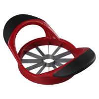 Rebanador de fruta de acero inoxidable/plástico, duradero, 4,72 pulgadas, 12 cuchillas súper afiladas, corte de fruta roja, rebanador grueso para restaurante - details 6