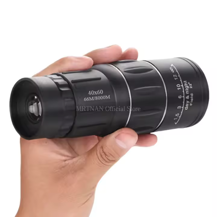 Potente telescopio Monocular 40X60 HD profesional de largo alcance 3000m binoculares turismo Spyglass para acampar y cazar - 1