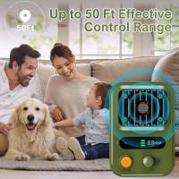 Pantalla a Color portátil para exteriores, dispositivo electrónico ultrasónico antiladridos de alta potencia para perros, antimordeduras de perros y potente - details 7