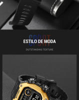 SKMEI-reloj deportivo para hombre, cronómetro con luz trasera, cuenta atrás, resistente al agua, 5bar, alarma - details 6
