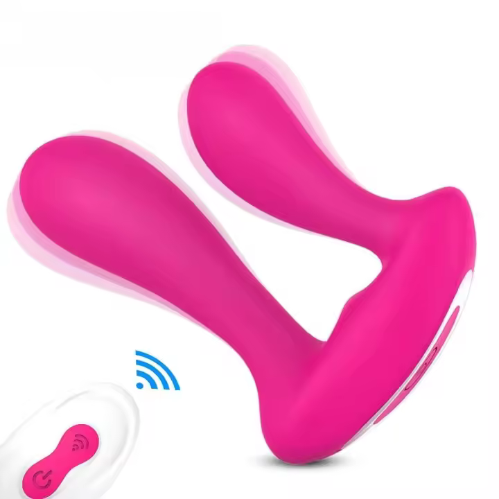 Leten 3 en 1 ropa Invisible bragas vibrador parejas 9 modos potente punto G Vagina ano estimulación del perineo juguete sexual para mujeres tienda - 1