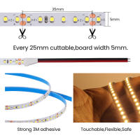 GAHADA Luz de Tira LED de Alta Brillo 12V Ancho de PCB de 5MM y 8MM Tinta Cálida Blanca - details 2