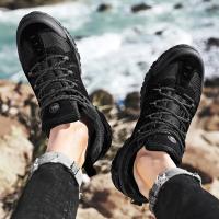 Zapatos de Senderismo para Hombres HikeUp Zapatillas Tácticas de Cuero de Ante - details 25