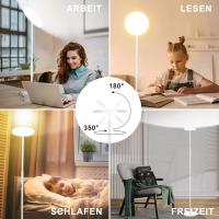 Lámpara de Pie Regulable Gris 42W, Lámpara de Pie LED Salon 3700LM Súper Brillantecon Lámpara de Lectura, control remoto y control táctil Lámpara Alta para Salon de Estar Dormitorio Oficina - details 16