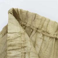 Conjunto de Moda Retro de Verano 2024 para Mujer Camisa Suelta con Estilo Largo, Pantalones de Cintura Elástica - details 18