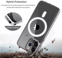 Funda para iPhone 13-16, Compatible con MagSafe, Carcasa clásica de Híbrida Magnética, Protección de Grado Militar, Resistente A - details 6