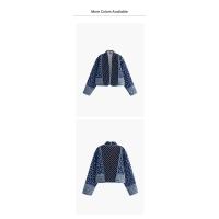 Cárdigan Informal Para Mujer, Abrigo De Algodón Estampado A Ambos Lados, Versátil, A La Moda, Novedad De Otoño - details 4
