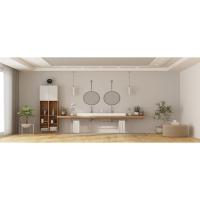 Cortina de Ducha Bohemia Beige – Cortinas de Ducha Modernas para baño, Juego de Cortinas de baño Resistentes de 330 g/m² con Borla, Cortina de Ducha de Tela Bohemia de 72 x 72 Pulgadas, Color Crema - details 4