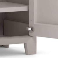Armario Gulliver Escobero Almacenamiento Interior y Exterior Resina Resistente al Agua - details 8