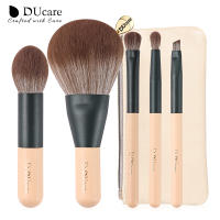 Brochas de Maquillaje DUcare 5PCS Set Herramientas de Belleza para Mezclar Blush Sombra de Ojos y Base en Polvo Cosmético - details 1