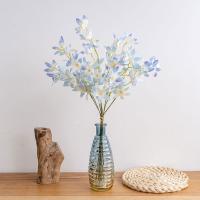10 Uds. De flores artificiales de Oncidium de lujo, flor de orquídea de simulación elegante de plástico, flores falsas realistas, decoración para sala de estar - details 12