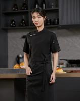 Ropa de trabajo de Chef de pastelería, chaqueta de cocinero, servicio de comida, ropa de cocina, Tops, camisa de cocina, monos de camarero de Hotel, uniforme de restaurante - details 15