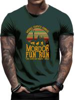 Camiseta Casual de Verano para Hombres Cuello Redondo, Tejido de Punto, Ajuste Regular, Impresión Gráfica Diversión Mordor Fun Run - details 28