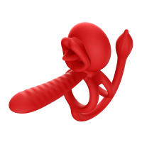 APP anillo vibrador para pene manga rosa vibradores para clítoris lengua estimulador de clítoris tapón Anal masajeador de próstata juguetes sexuales para hombres y mujeres - details 10
