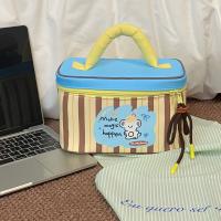 Bolsa de aseo multifuncional, bonita bolsa de maquillaje de gran capacidad con dibujos de cachorros, estuche de cosméticos de mano con cremallera, bolsa de almuerzo cuadrada para niñas - details 2