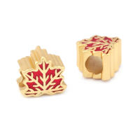 Pulseras de Brass Dorado Mate 4PCS Grande Agujero Abalorios para Hacer Joyas DIY - details 60