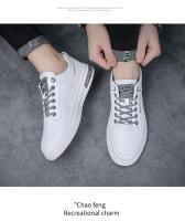 Nuevos zapatos blancos transpirables de primavera para hombre, zapatos de tela versátiles a la moda, zapatos deportivos y de ocio, zapatos de moda - details 19