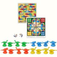 Juego de Damas Voladoras de Dinosaurio Tablero Interactivo Multifuncional para Familia - details 4