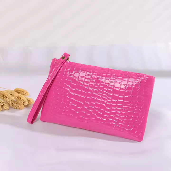 Bolso de embrague de moda negra para mujer Bolso de cambio de teléfono móvil con temperamento de cuero PU Bolso de regalo de cuero artificial de alta calidad adecuado para fiestas, bodas, trabajo diario y compras - 1