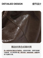 Bolso Cruzado de Gran Capacidad Diseño Plisado en Forma de Cordón Método de Espalda Múltiple - details 8