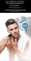 Mini Afeitadora eléctrica para hombres, carga USB portátil con maquinilla de afeitar, sin daños en la piel, cara, Barba - details 3