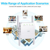 Extensor de señal Wifi de largo alcance, enrutador amplificador de 2,4 Mbps, 300Mbps, 5Ghz, 1200G - details 3